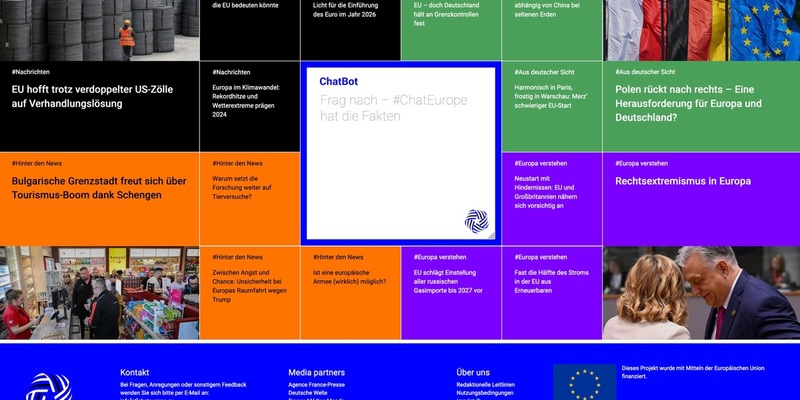 ChatEurope: dpa startet gemeinsam mit anderen europäischen Medienhäusern ersten Nachrichten-Chatbot für europäische Themen - Foto: presseportal.de
