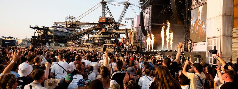Das Festival «Splash!» findet vom 3. bis 5. Juli statt. (Archivbild) - Foto: Alexander Prautzsch/dpa-Zentralbild/dpa