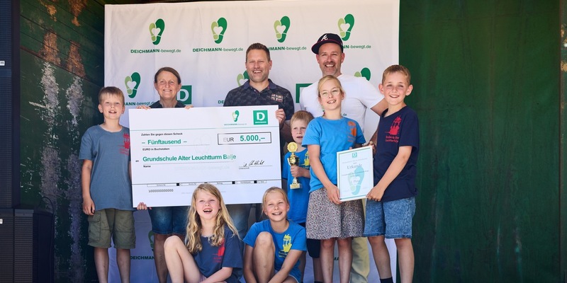 Deutschlands fitteste Grundschule 2025 kommt aus Niedersachsen / Bewegungsinitiative von DEICHMANN motiviert über 25.000 Kinder zu mehr Sport - Foto: presseportal.de