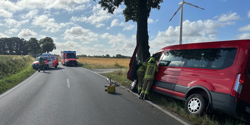 FW Alpen: Verkehrsunfall mit einer verletzten Person - Foto: presseportal.de