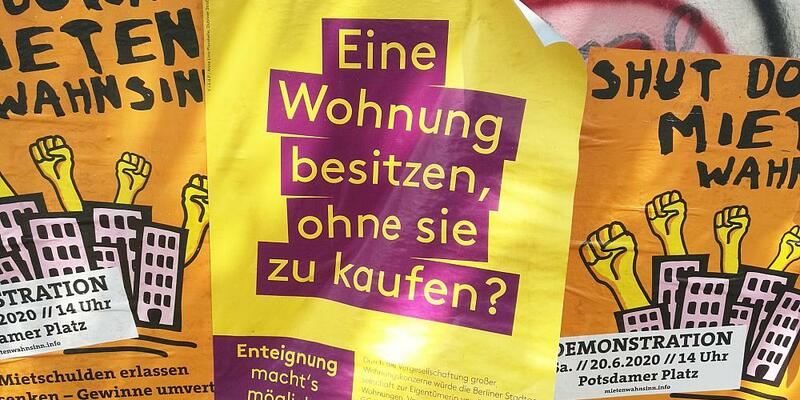 Werbung für Enteignung der Deutschen Wohnen (Archiv) - Foto: über dts Nachrichtenagentur