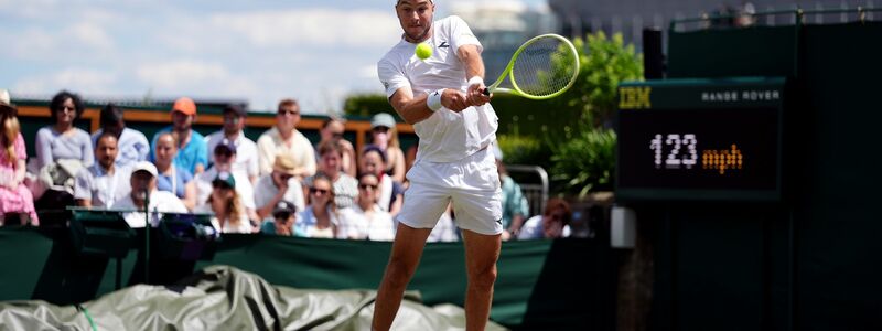 Nervenstark in Satz vier: Jan-Lennard Struff - Foto: Adam Davy/PA Wire/dpa