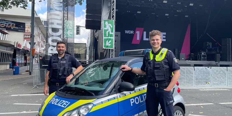 POL-BO: Polizei mit mobiler Wache bei Bochum Total - letzter Einsatz für Irmchen - Foto: presseportal.de