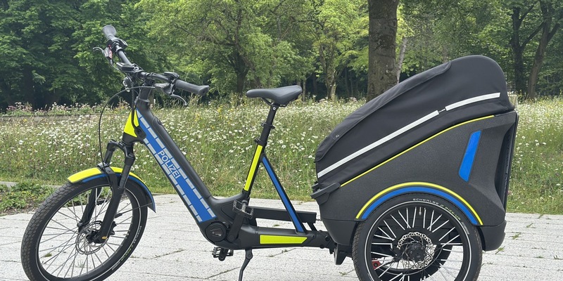 POL-BO: Neues Lastenrad bei der Verkehrsunfallprävention - Foto: presseportal.de