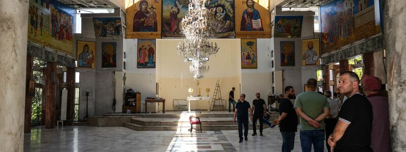 Im Juni wurde ein Selbstmordanschlag auf eine Kirche in Syrien verübt. (Archivfoto) - Foto: Moawia Atrash/dpa