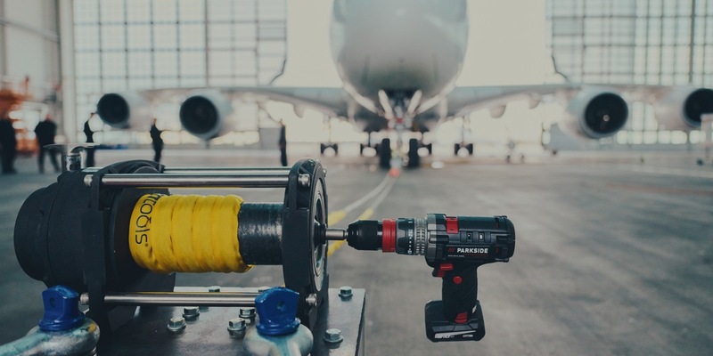 Weltrekord: Akku-Bohrschrauber von PARKSIDE zieht größtes Passagierflugzeug der Welt - Foto: presseportal.de