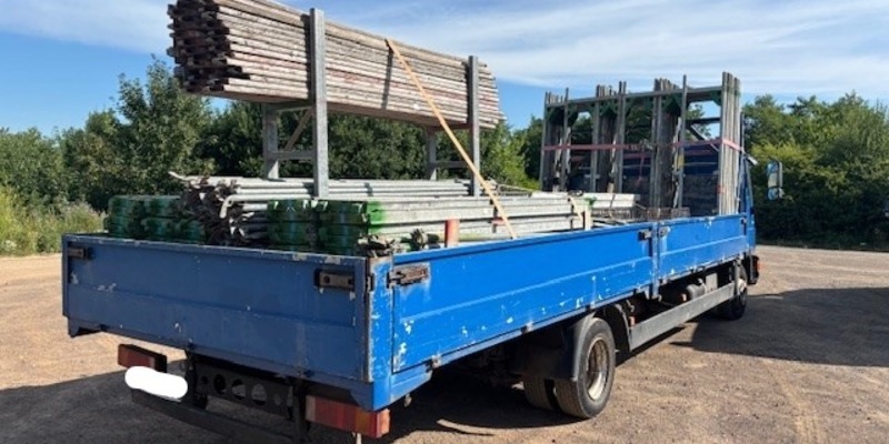 POL-PPTR: Gerüstbauer ohne gültige Fahrerlaubnis und mit 34 % Überladung unterwegs - Foto: presseportal.de