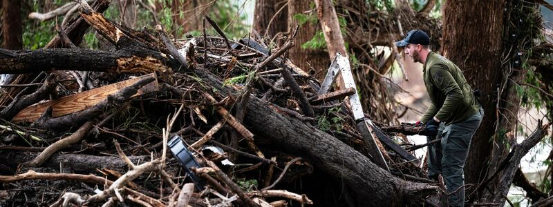 Die Fluten haben das Gebiet verwüstet. - Foto: Eli Hartman/FR172217 AP/dpa