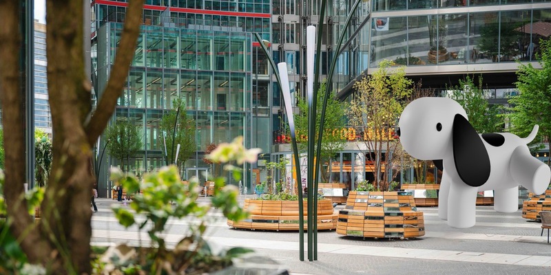 25 Jahre Architektur-Ikone am Potsdamer Platz / Das Center feiert mit Adrenalin, Musik und riesigen Tiergarten Creatures - Foto: presseportal.de