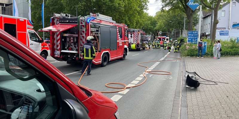 FW-BO: Schwerer Verkehrsunfall auf der Wittener Str. - Foto: presseportal.de