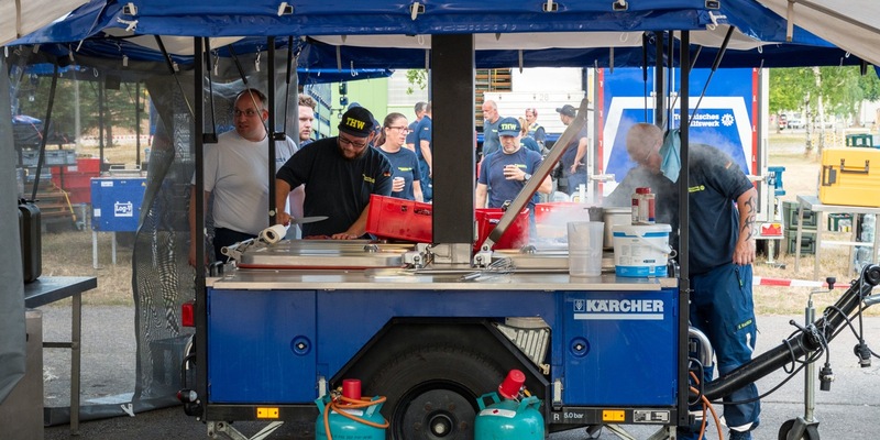 THW HB-NDS: THW-Landesverband Bremen, Niedersachsen unterstützt Waldbrandbekämpfung in Sachsen - Foto: presseportal.de