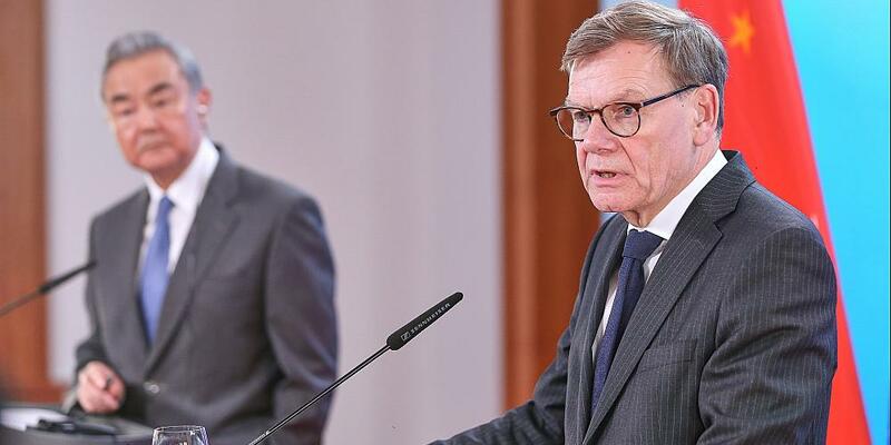 Wang Yi und Johann Wadephul (Archiv) - Foto: über dts Nachrichtenagentur