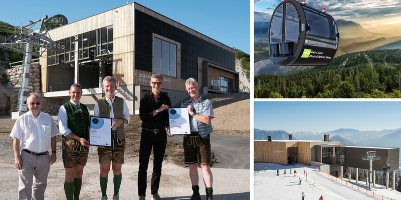 Der BIG SEE Architecture Award 2025 für die Loser Panoramabahn ist wegweisend für das Ausseerland Salzkammergut - Foto: presseportal.de