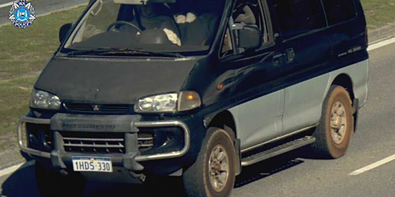 Die Deutsche soll in diesem Van unterwegs gewesen sein. - Foto: Supplied/WESTERN AUSTRALIA POLICE/AAP/dpa