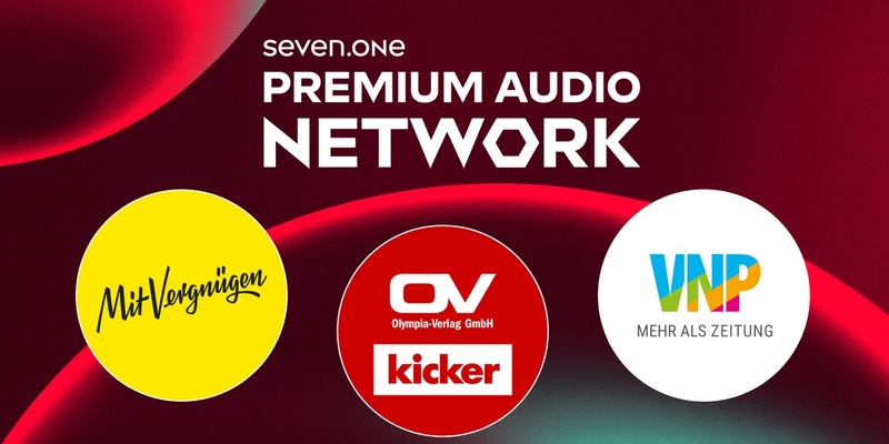 Mit Vergnügen, Olympia-Verlag & Verlag Nürnberger Presse: Seven.One Audio erweitert sein Premium Audio Network um namhafte Partner - Foto: presseportal.de