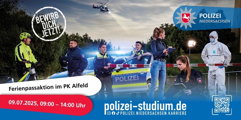POL-HI: Ein Blick hinter die Kulissen - Ferienpass-Aktion im Polizeikommissariat Alfeld - Foto: presseportal.de