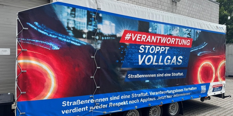 POL-SI: Verantwortung stoppt Vollgas - Polizei führt Kampagne gegen Raser und Poser durch -#polsiwi - Foto: presseportal.de