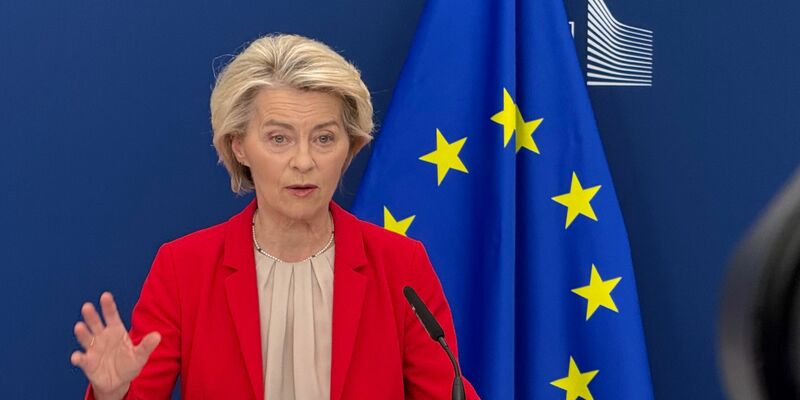 Ursula von der Leyen betonte, dass die EU-Kommission dennoch nicht tatenlos bleiben werde (Archivbild). - Foto: Helena Dolderer/dpa