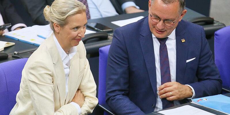 Alice Weidel und Tino Chrupalla am 09.07.2025 - Foto: über dts Nachrichtenagentur