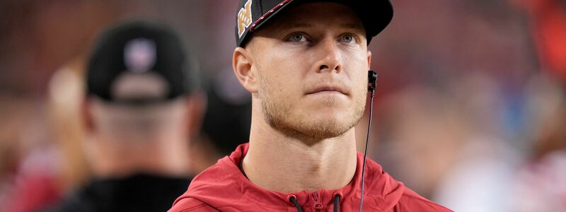 Christian McCaffrey ist Vater einer Tochter geworden. (Archivbild) - Foto: Godofredo A. Vasquez/AP/dpa