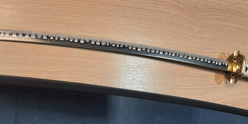 BPOLI C: 17-Jähriger mit japanischem Langschwert am Chemnitzer Hauptbahnhof festgestellt - Foto: presseportal.de