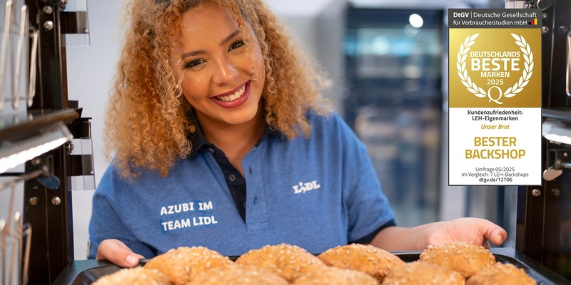 Lidl-Eigenmarke Unser Brot zum vierten Mal in Folge als Bester Backshop ausgezeichnet / Mehrere Top-Platzierungen bei Eigenmarken-Studie - Foto: presseportal.de