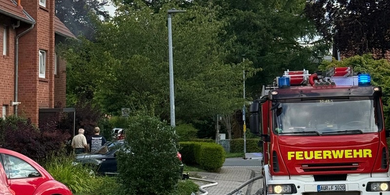 FW-AUR: Rauchmelder ruft Einsatzkräfte rechtzeitig herbei - Foto: presseportal.de