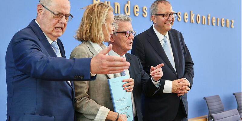 Vorstellung des Abschlussberichts der Initiative für einen handlungsfähigen Staat am 14.07.2025 - Foto: über dts Nachrichtenagentur