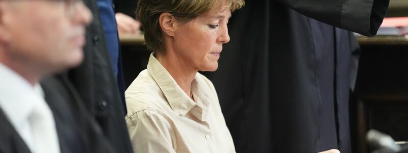 Christina Block während des Prozesses wegen mutmaßlicher Kindesentführung im Landgericht Hamburg.  - Foto: Marcus Brandt/dpa-POOL/dpa