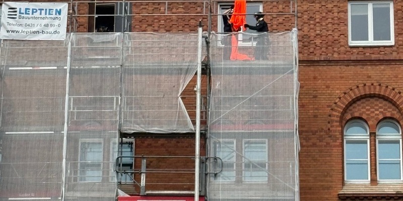 POL-KI: 250715.3 Kiel: Protestaktion am Landtag beendet - Foto: presseportal.de