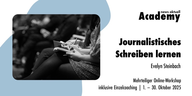 Journalistisches Schreiben lernen / Mehrteiliger Online-Workshop der news aktuell Academy - Foto: presseportal.de