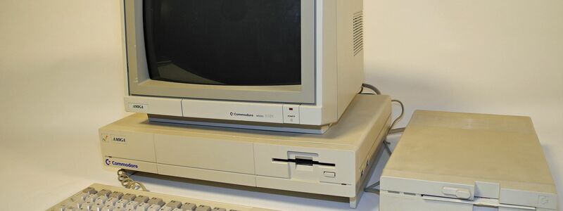 Der kleinere Amiga 500 brachte 1987 den kommerziellen Durchbruch. - Foto: -/HNF/dpa