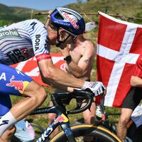 Florian Lipowitz beeindruckt bei seinem Tour-Debüt die Radsport-Welt. - Foto: Marco Bertorello/AFP/dpa