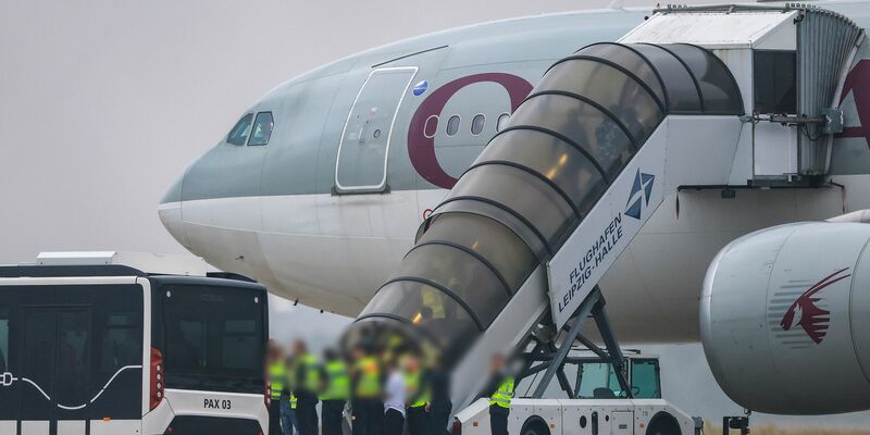 Erst vor wenigen Tagen gab es am Flughafen Leipzig einen Abschliebeflug nach Afghanistan. (Archibvild) - Foto: Jan Woitas/dpa