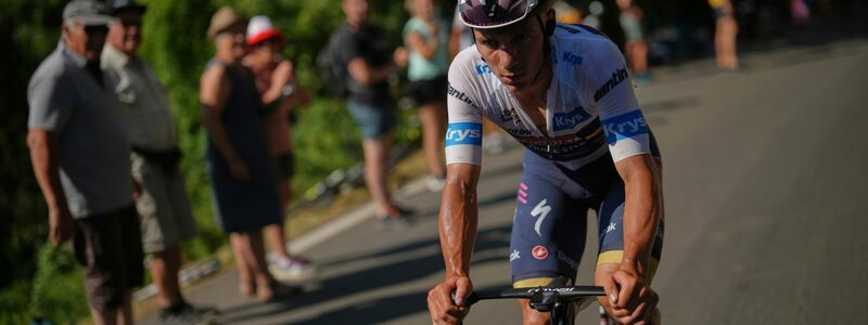 Der Belgier Remco Evenepoel musste bei der Tour aufgeben. - Foto: Thibault Camus/AP/dpa