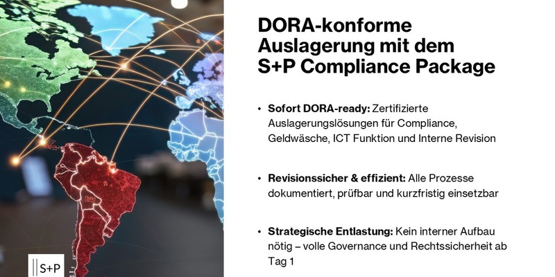 DORA & Auslagerung: Wie externe Compliance-Services zur digitalen Resilienz beitragen - Foto: presseportal.de