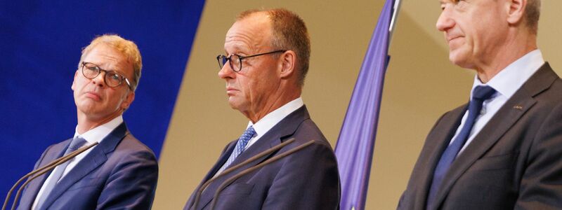 Kanzler Merz: «Deutschland ist zurück.» - Foto: Carsten Koall/dpa