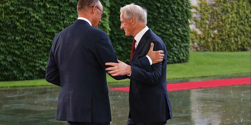 Friedrich Merz und Jonas Store am 21.07.2025 - Foto: über dts Nachrichtenagentur