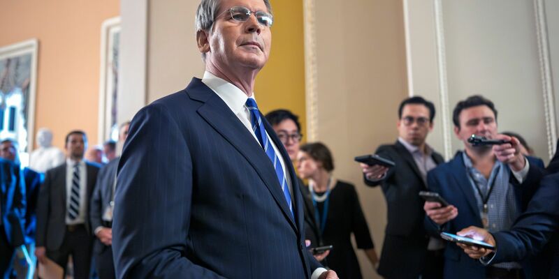 US-Finanzminister Scott Bessent trifft sich nächste Woche mit seinem chinesischen Amtskollegen in Stockholm. (Archivbild) - Foto: J. Scott Applewhite/AP/dpa