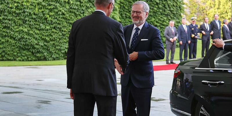 Friedrich Merz und Petr Fiala am 22.07.2025 - Foto: über dts Nachrichtenagentur