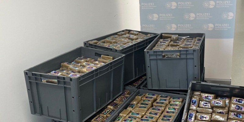 POL-REK: 250723-4: Mehr als 500 Kilo Haschisch sichergestellt - Foto: presseportal.de