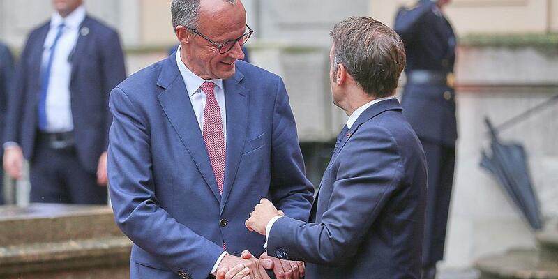 Friedrich Merz und Emmanuel Macron am 23.07.2025 - Foto: über dts Nachrichtenagentur