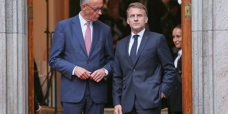 Friedrich Merz und Emmanuel Macron am 23.07.2025 - Foto: über dts Nachrichtenagentur