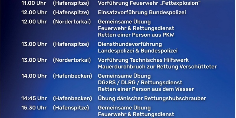 BPOL-FL: FL - Noch zwei Tage bis zum 5. Flensburger Blaulichttag - Foto: presseportal.de