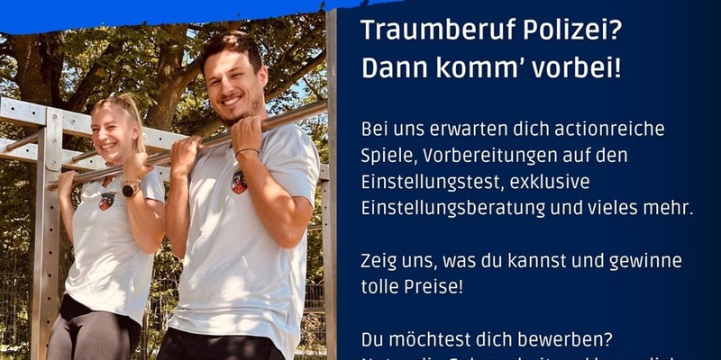 POL-PDNW: Fit für die Verbrecherjagd? - Polizei lädt zum Sporttag ein - Foto: presseportal.de