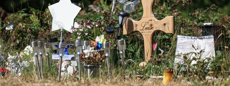 Am Waldrand wurde die Zwölfjährige getötet - eine kleine Gedenkstätte erinnert dort an das Mädchen. (Archivbild) - Foto: Oliver Berg/dpa