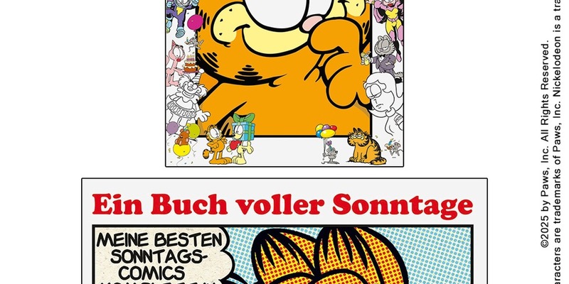 Montagshass und Lasagne-Liebe: Jim Davis wird 80 - die Egmont Verlagsgesellschaften gratulieren mit Comic-Festmahl! - Foto: presseportal.de