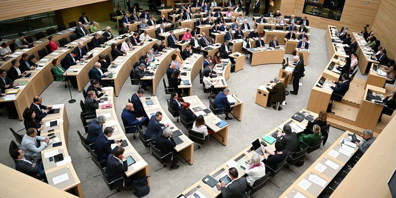 Der Landtag von Baden-Württemberg. - Foto: Bernd Weißbrod/dpa
