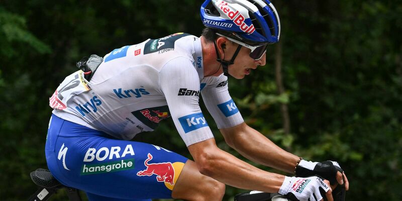 Florian Lipowitz hat mit dem dritten Platz bei der Tour de France den größten Erfolg seiner Karriere gefeiert. - Foto: Marco Bertorello/AFP/dpa