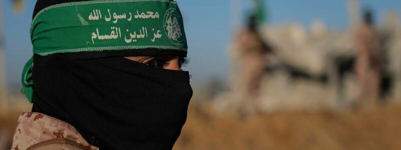 Die Hamas begrüßt die Ankündigung des französischen Präsidenten Macron, Palästina als Staat anzuerkennen. (Archivbild)   - Foto: Abdel Kareem Hana/AP/dpa